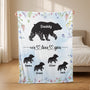 5651BUS2 personalized fleece blankets mama bear gifts for mom 5651B3VZA