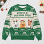 5652WUS2 personalized ugly christmas sweater life is better with dogs 5652WKZNC