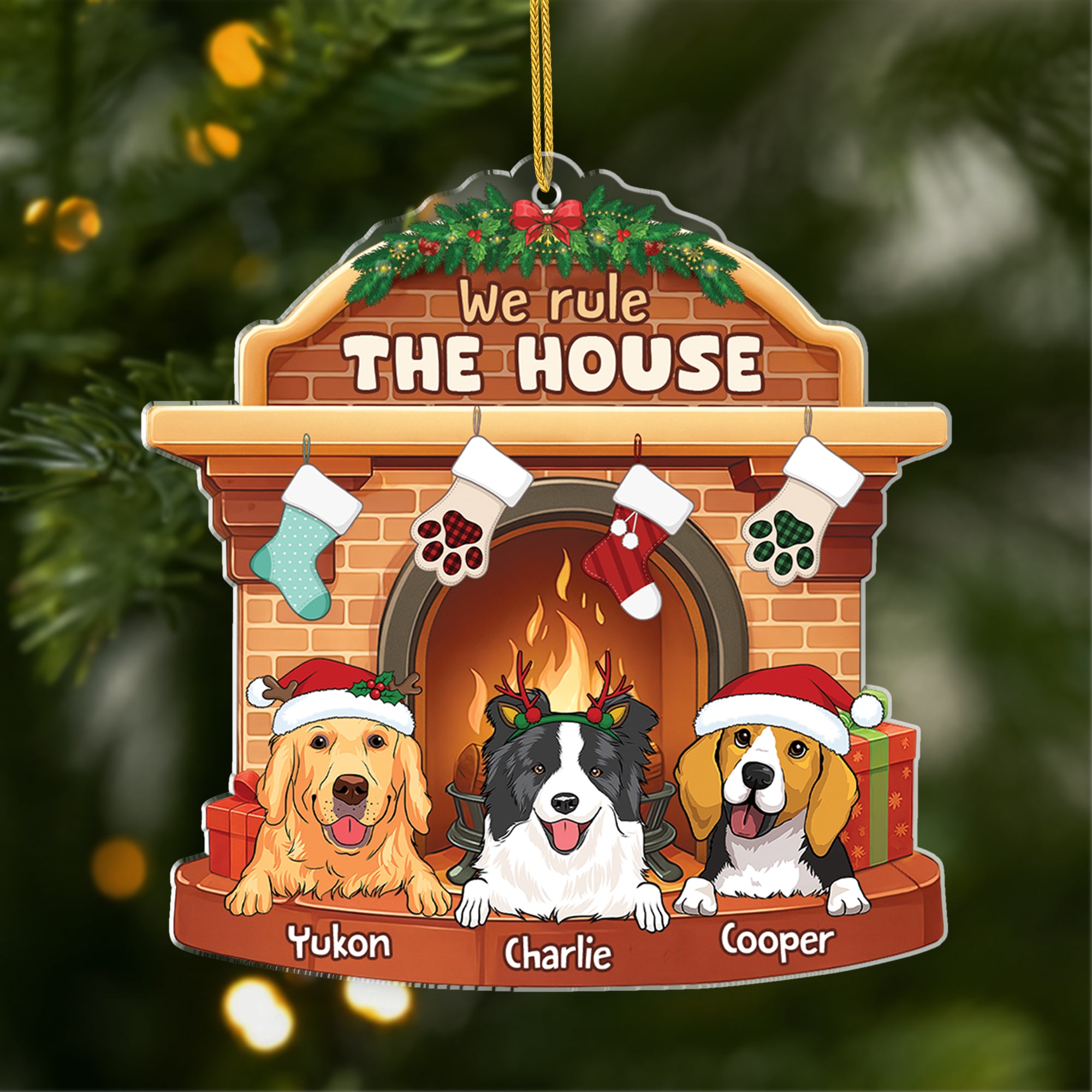5653OUS1 personalized gifts for dog owners acrylic christmas ornaments 5653O3YNC