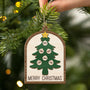 5654OUS2 personalized family xmas gifts 2 layered wooden ornament_ 5654OKMZI
