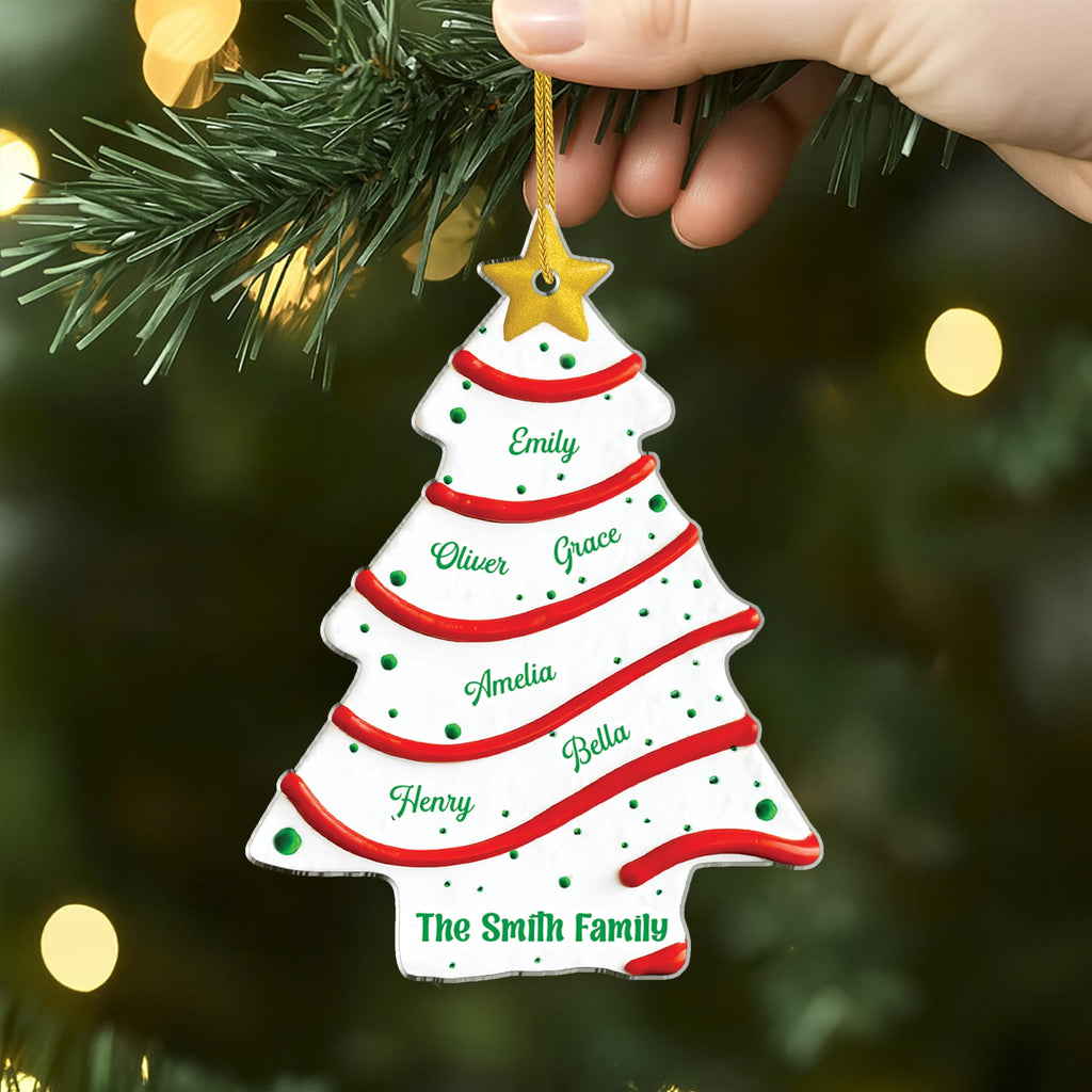 5655OUS2 3d printing effecct personalized acrylic christmas tree ornaments 5655OKVAI