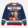 5658WUS1 custom gifts for couples matching dog ugly christmas sweaters 5658W3QMC