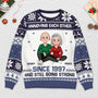 5660WUS2 personalized ugly christmas sweater matching couple sweaters_ 5660W