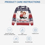 5660WUS4 personalized ugly christmas sweater matching couple sweaters_ 5660W