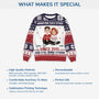 5660WUS5 personalized ugly christmas sweater matching couple sweaters_ 5660W