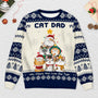 5664WUS2 personalized cat gifts for humans cat mom ugly christmas sweater 5664W6VTD