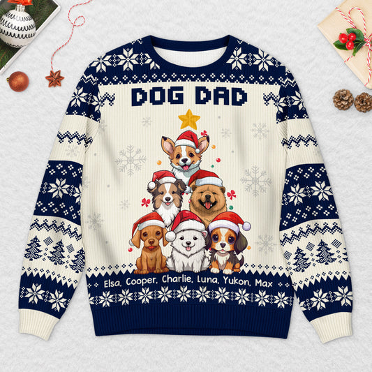 5664WUS2 personalized dog gifts for humans dog mom ugly christmas sweater 5664W6VTC