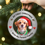 5675OUS2 custom gifts for cat lovers my first christmas acrylic photo ornament 5675OTZCD