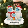 5684OUS2 personalized christmas gifts for family acrylic yeti ornament 5684OTMAI