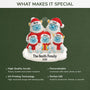 5684OUS4 personalized christmas gifts for family acrylic yeti ornament 5684OTMAI