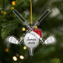 5688OUS1 3d printing effect personalized acrylic golf christmas ornament_ 5688OKVMB