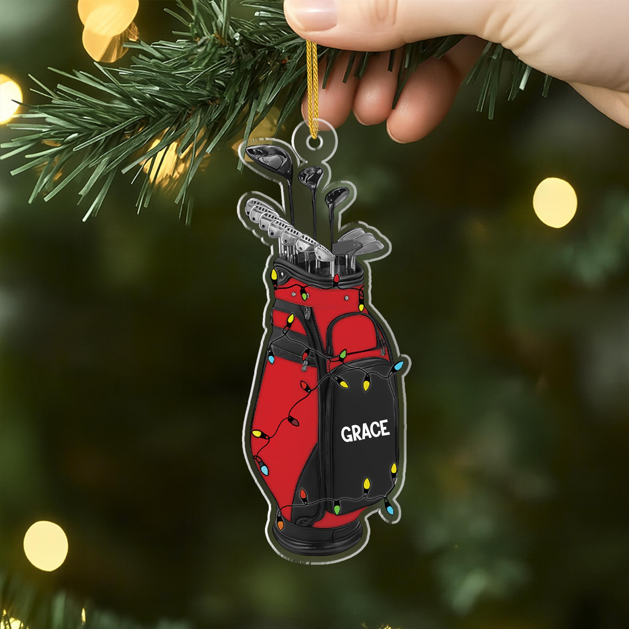 5690OUS2 personalized golf gifts acrylic golf christmas ornament_ 5690OKTAB_1