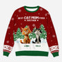5693WUS1 personalized ugly christmas sweater cat best cat dad ever gifts 5693W8LND