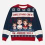 5695WUS1 personalized ugly christmas sweater matching sweaters for family 5695W8KAI