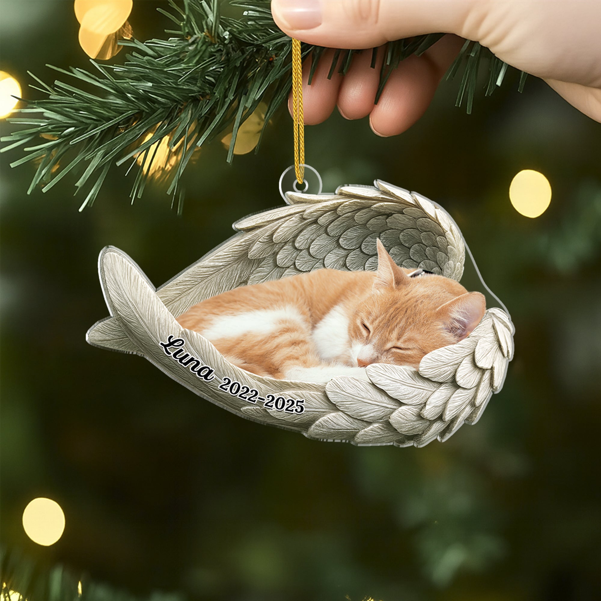 5697OUS2 personalized pet memorial gifts acrylic ornaments_ with photo 5697O8QNC