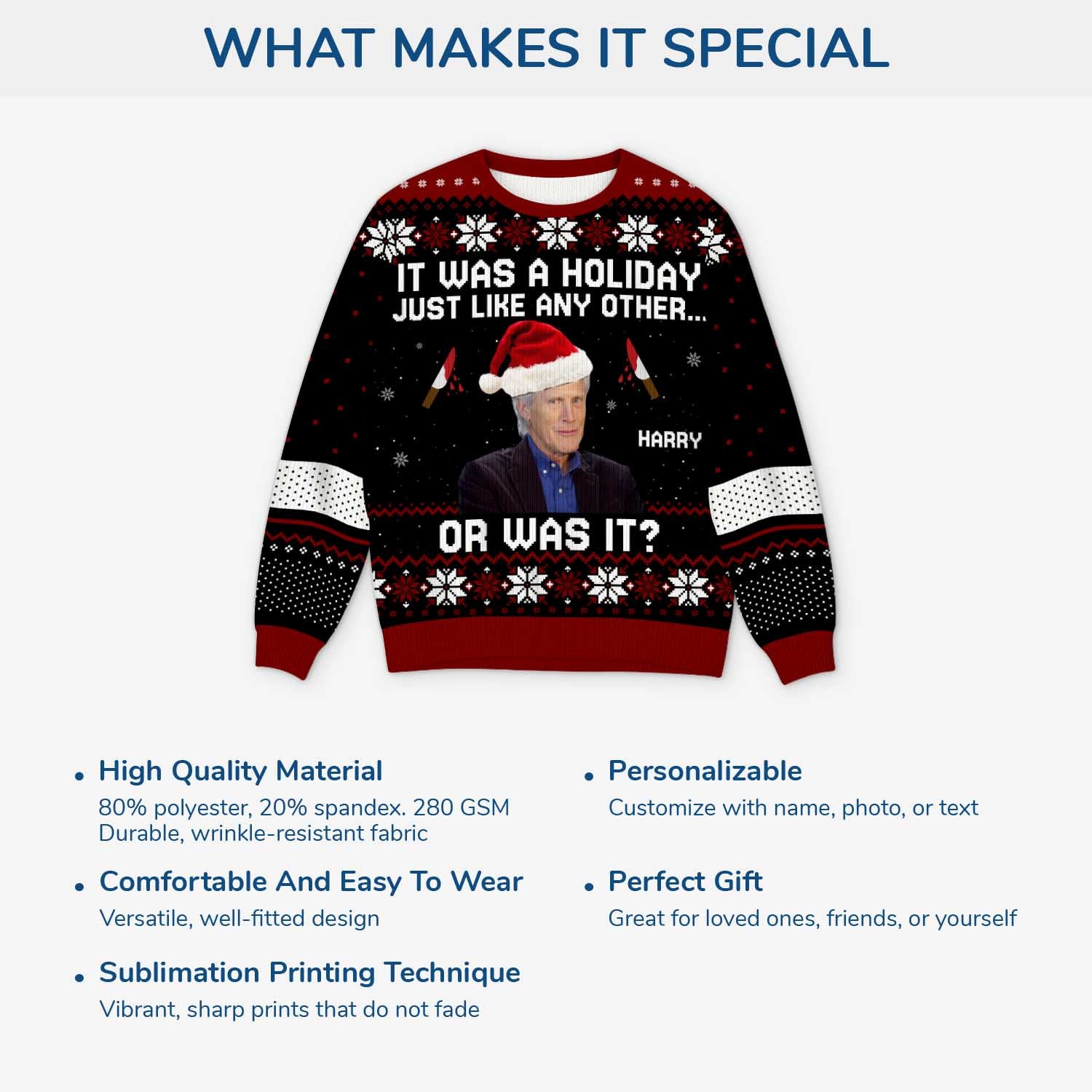 5698WUS5 custom mens gifts_ dark humor ugly christmas sweater with photo 5698WKVCB