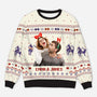 5700WUS1 personalized funny ugly christmas sweaters for couples with photos 5700W3QAG