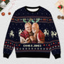 5700WUS2 personalized funny ugly christmas sweaters for couples with photos 5700W3QAG