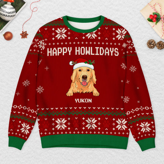 5704WUS2 personalized gifts for dog lovers ugly christmas sweater dog 5704WTYNC