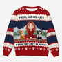 5709WUS1 personalized ugly christmas sweater cat and owner gifts_ 5709W8TAD