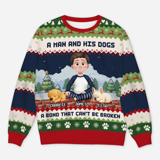 5709WUS1 personalized ugly christmas sweater dog and owner gifts_ 5709W8TAC