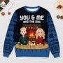 5715WUS2 personalized cat lover gifts ugly christmas sweater couples_ 5715W6LMD