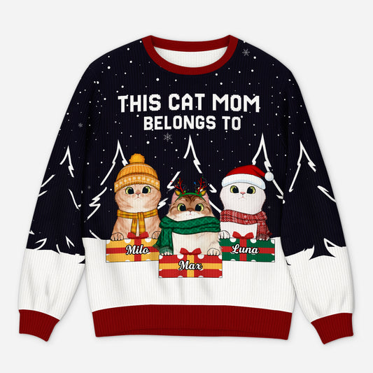 5716WUS1 personalized gifts for cat owners cat ugly christmas sweater 5716W6LCD