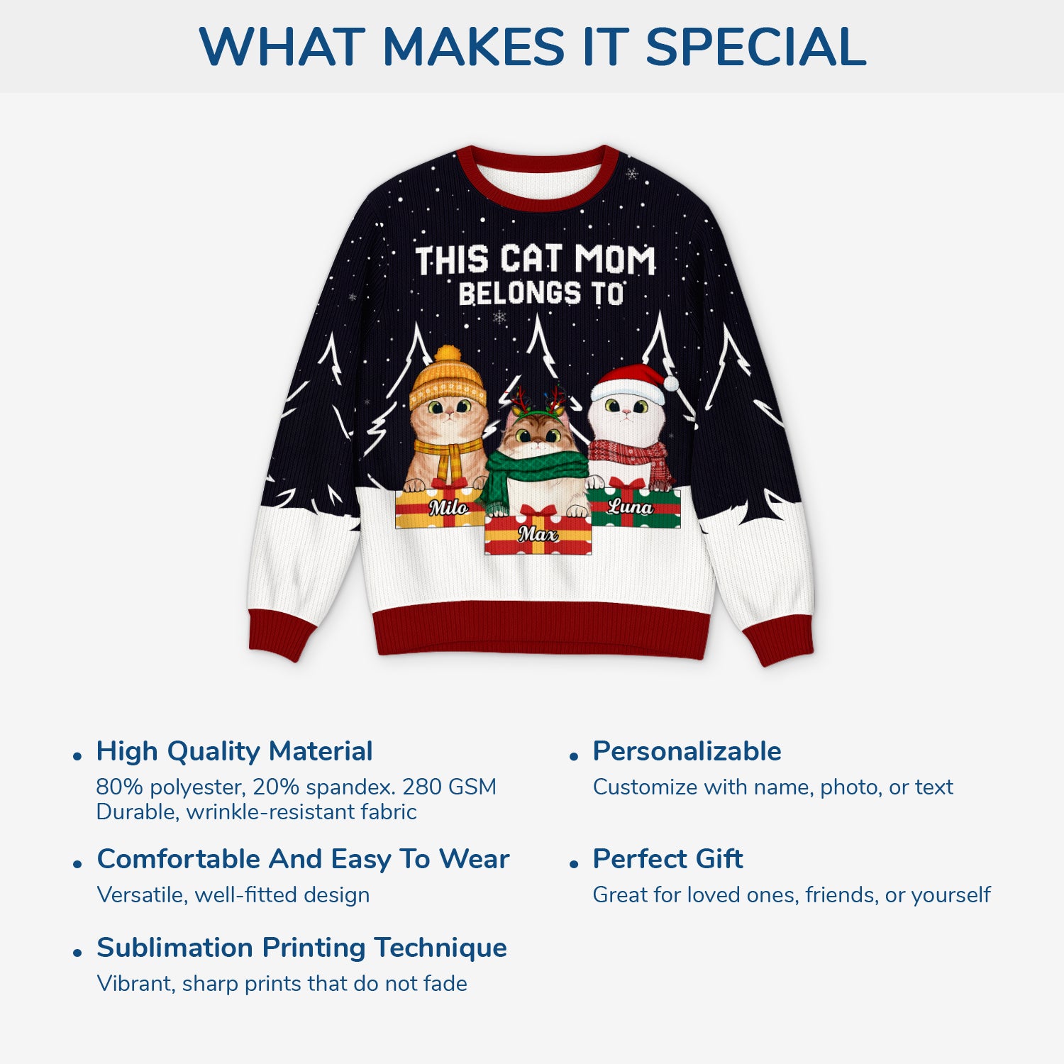 5716WUS5 personalized gifts for cat owners cat ugly christmas sweater 5716W6LCD