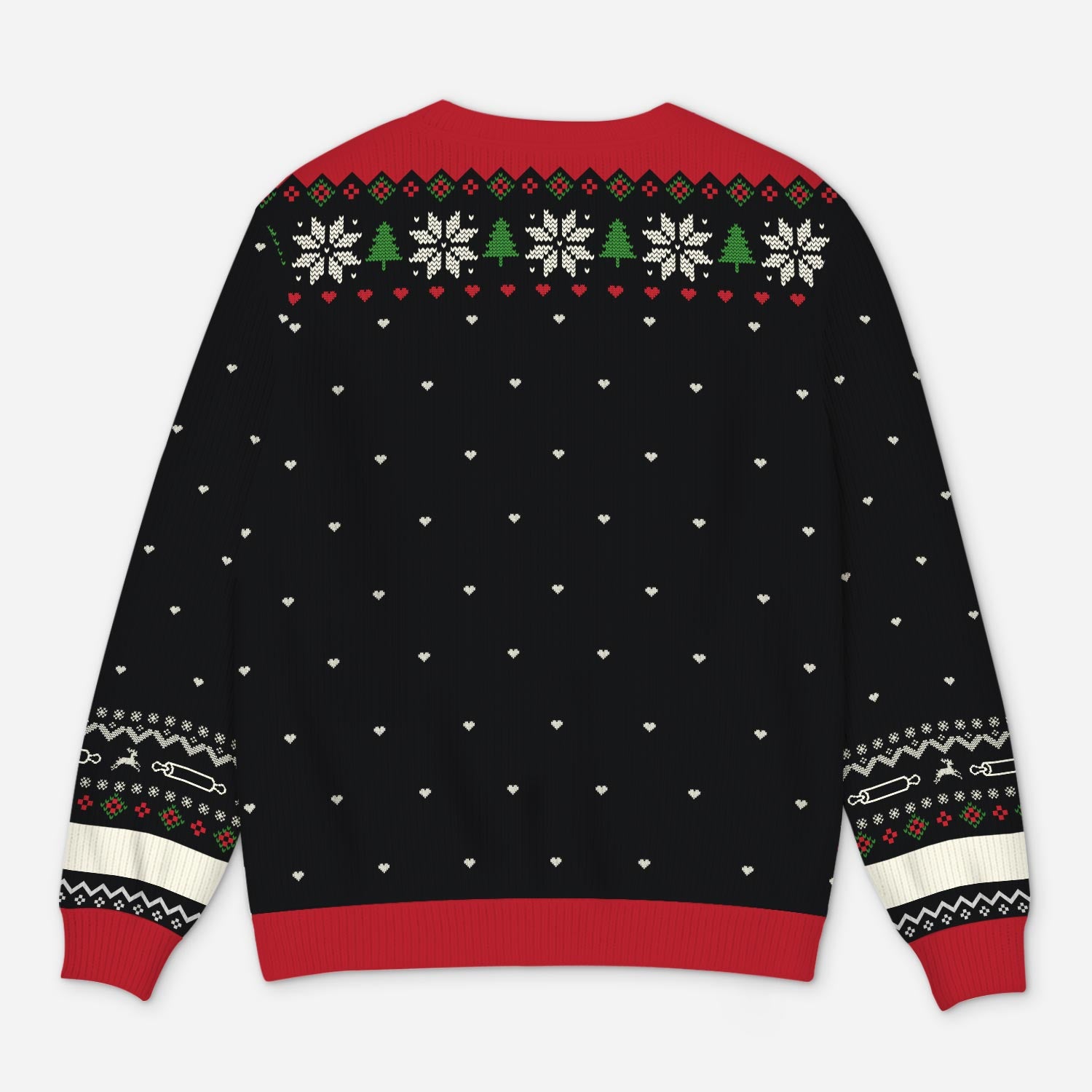 5718WUS3 custom grandma grandpa gifts gingerbread man ugly christmas sweater_ 5718W6UAB