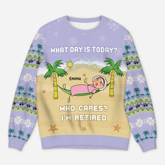5720WUS1 custom ugly christmas sweater funny retirement gifts 5720WKLTA
