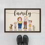 5724DUS1 personalized doormat unique gifts for family with pets 5724DKI7I