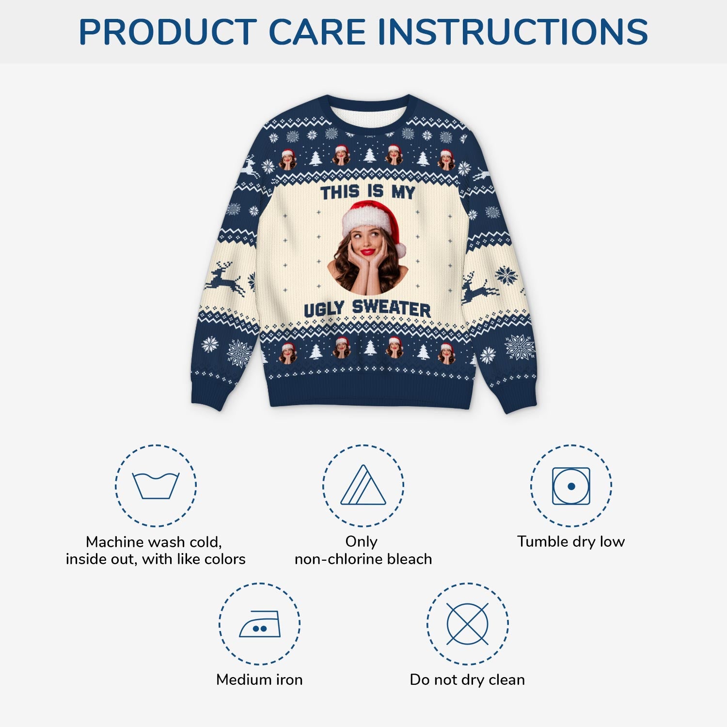 5726WUS1 funny personalized photo gifts this is my ugly christmas sweater 5726WT6AA4