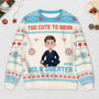 5730WUS2 custom christmas gifts for her too cute to wear an ugly sweater 5730W3ZMA