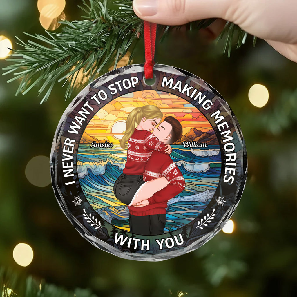 5731OUS2 personalized gift for couple glass couples christmas ornaments_ 5731O8TTG