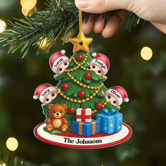 5746OUS2 custom grandparent christmas gifts acrylic grandkids ornament 5746O6QAA