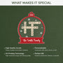 5749OUS4 personalized acrylic christmas ornaments family crossword gifts 5749O6VQI