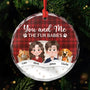 5750OUS1 glass couples christmas ornaments personalized gifts for pet lovers 5750O6YND