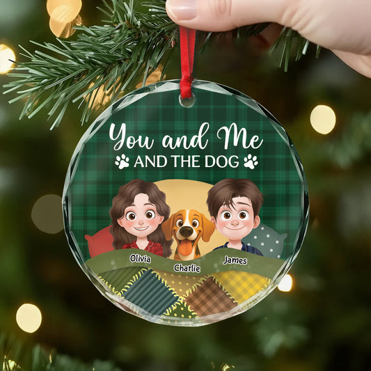 5750OUS2 glass couples christmas ornaments personalized gifts for pet lovers 5750O6YND
