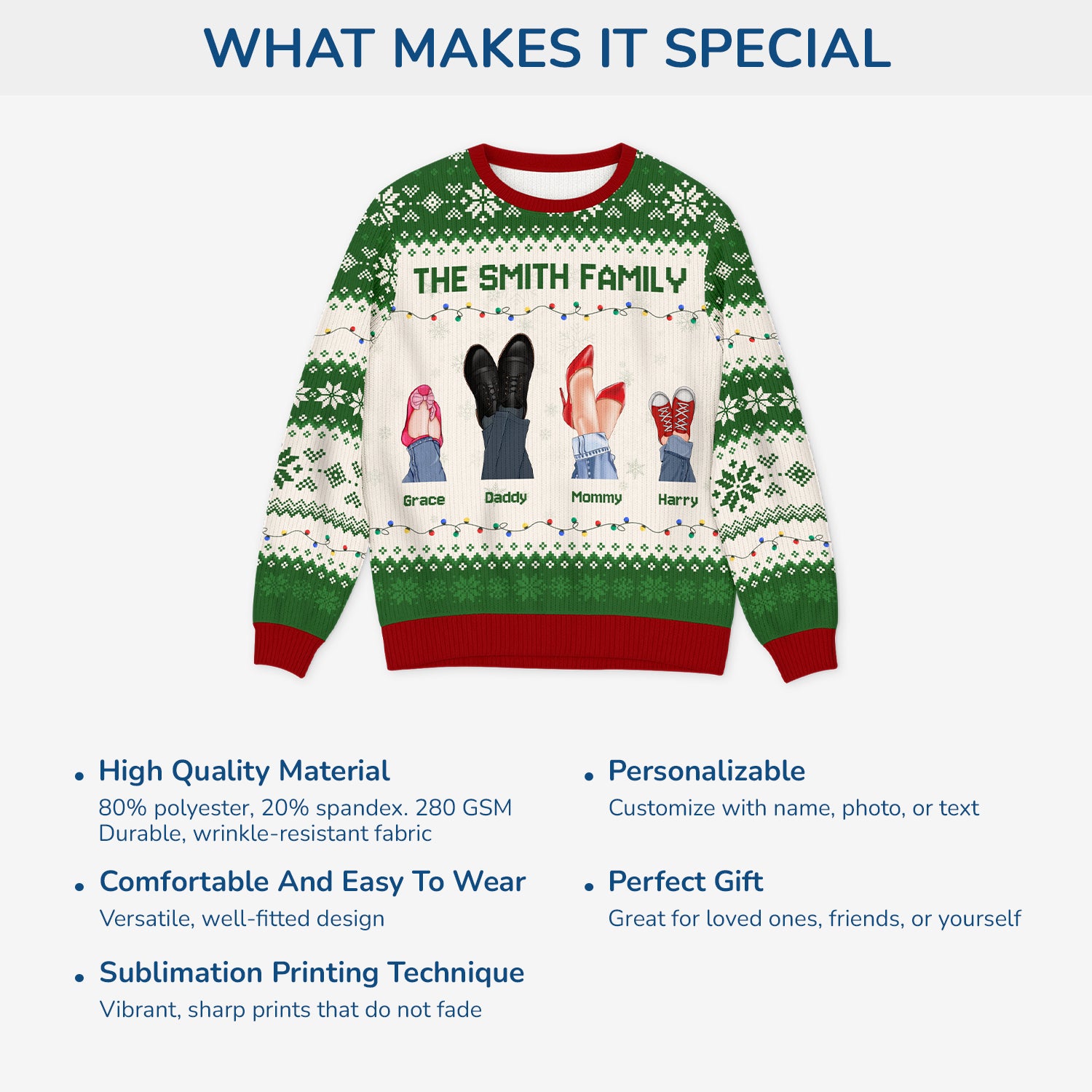 5761WUS5 personalized gifts for family family name ugly christmas sweater 5761W8ZNI