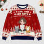 5763WUS2 custom gifts for cat lovers owner and cat ugly christmas sweater 5763W8WTD