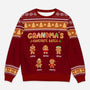 5764WUS1 custom gifts for grandparents gingerbread man ugly christmas sweater 5764WKZZA