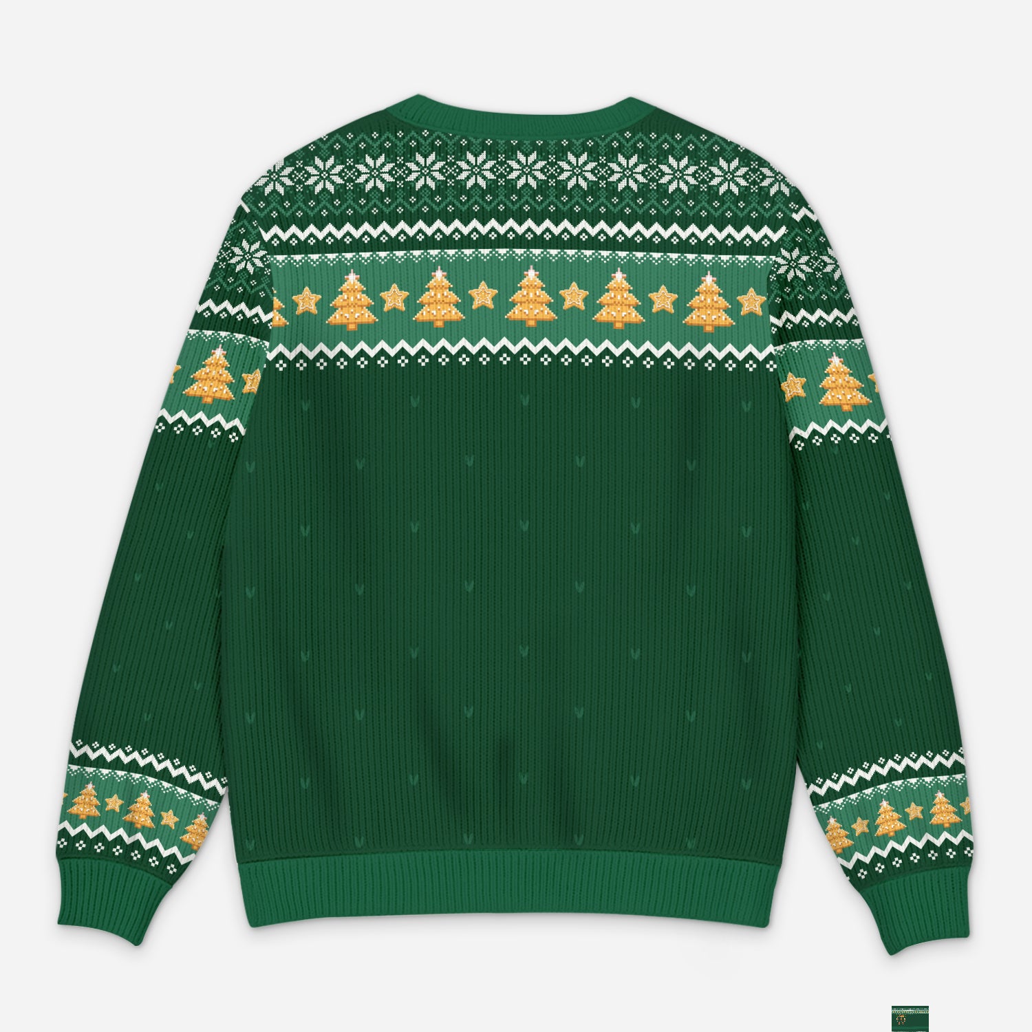 5764WUS3 custom gifts for grandparents gingerbread man ugly christmas sweater 5764WKZZA