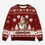 5771WUS1 personalized gifts for grandma ugly christmas sweater snowman 5771W8TZA
