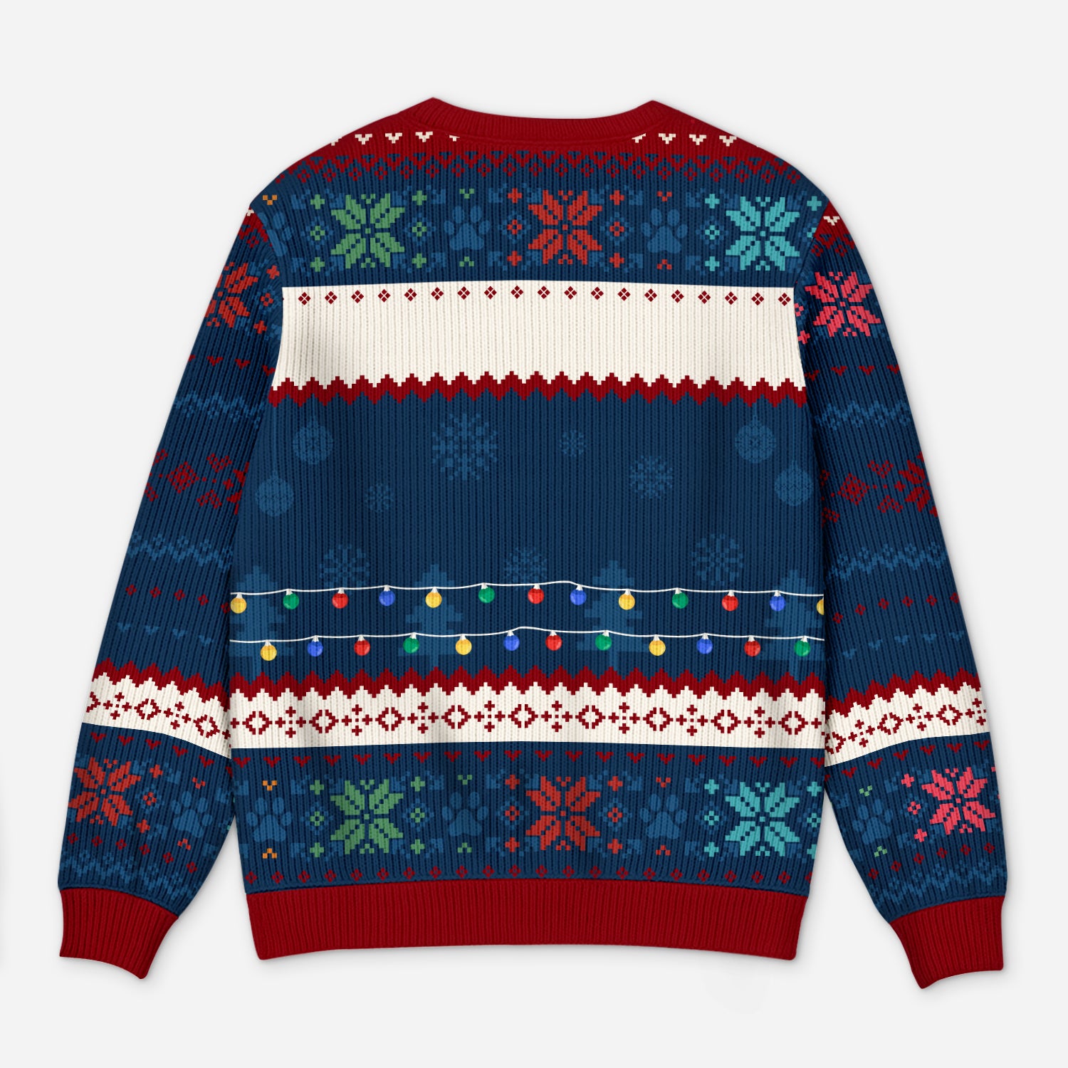 5774WUS3 personalized dog lover gifts happy pawlidays ugly christmas sweater 5774W8QNC