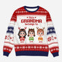 5779WUS1 custom grandparent gifts ugly christmas sweater with grandkids names 5779W8YNA