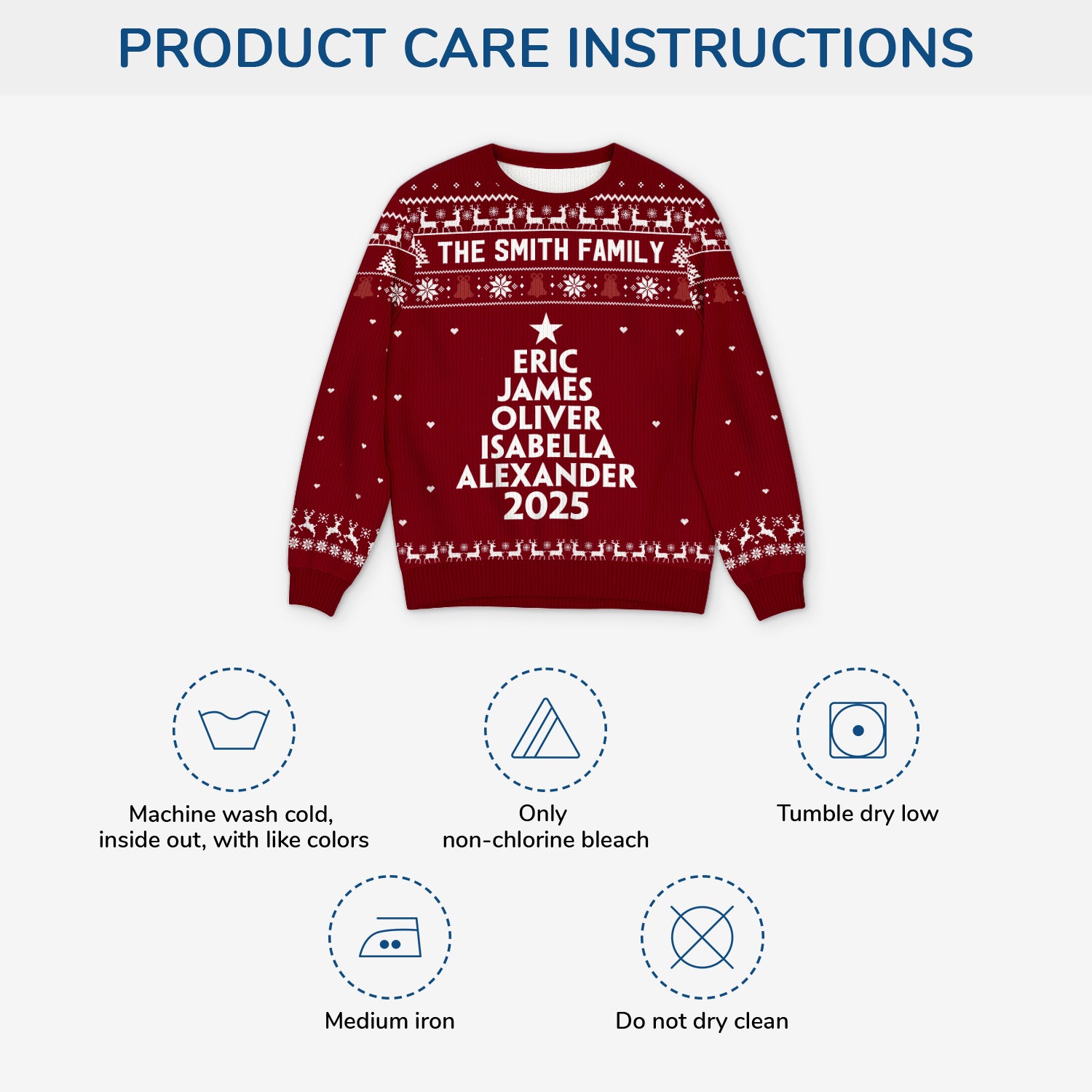 5780WUS4 personalized gifts for family matching ugly christmas sweaters 5780WTZCI_90d09a3e 5215 4c02 b4ad b08bfa3b0303