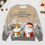 5784WUS2 personalized cat gifts for owners admit it ugly christmas sweater 5784WTLQD