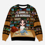 5788WUS1 personalized ugly christmas sweater women gifts for book lovers 5788W3QMA