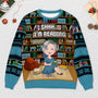 5788WUS2 personalized ugly christmas sweater women gifts for book lovers 5788W3QMA