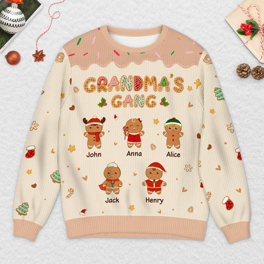5790WUS2 personalized parent gifts gingerbread man ugly christmas sweater 5790W3YZB_9fe64717 9db5 4931 b564 0affd28dc038